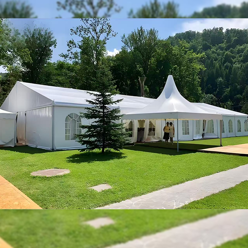Tissu de tente enduit de PVC ignifuge imperméable