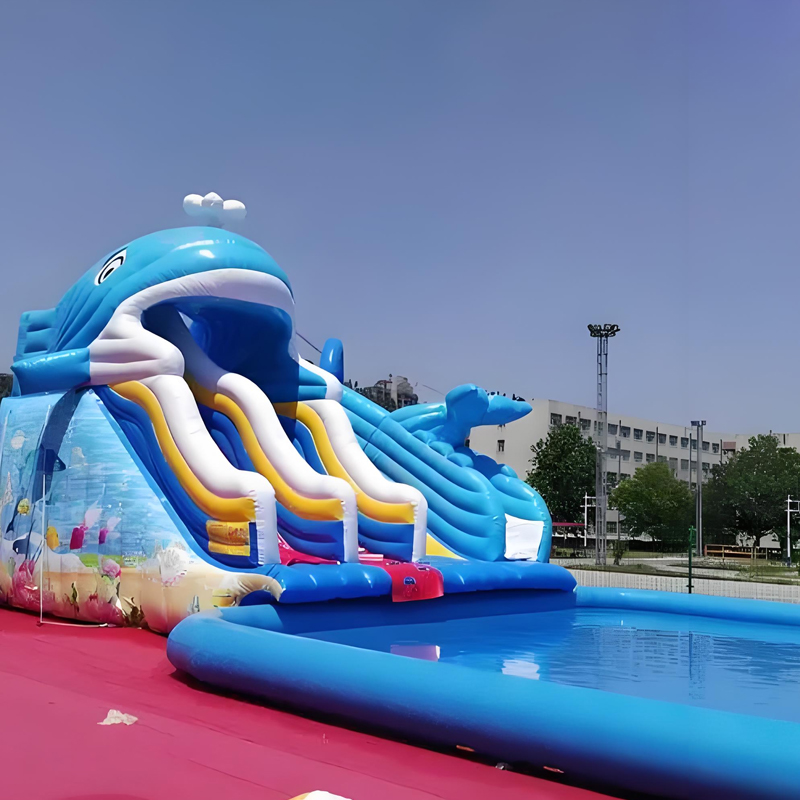 Tissu enduit double face en PVC 1000D 550 g/m2 pour structures gonflables